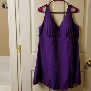 Purple Dress Swimsuit